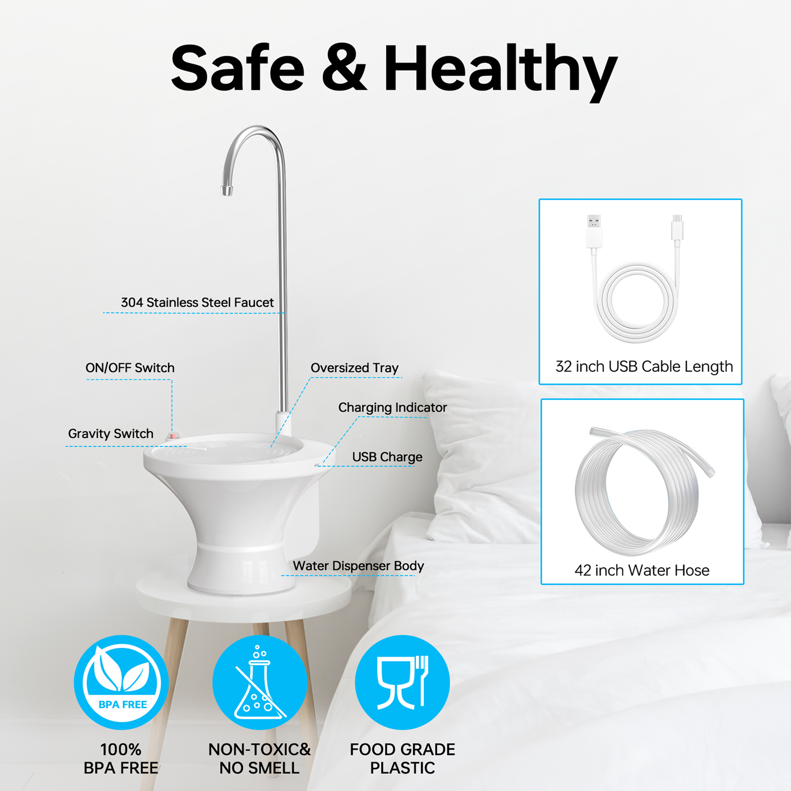 VUIYA Drinking Water Pump - Image 4